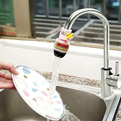 "Activated Carbon Water Faucet Filter – Buy 1, Get 1 FREE! 💧 Cleaner Water Instantly!"