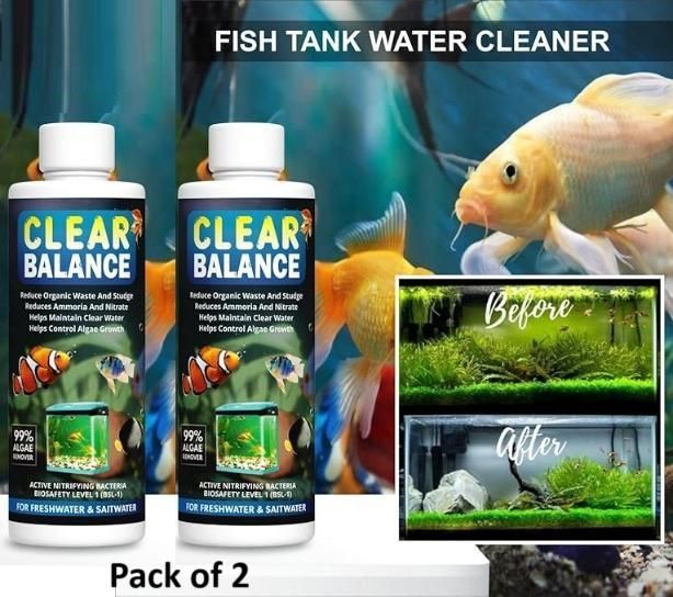 🐠💧 Clear Balance Fish Tank Water Purifier 120ml – Buy 1 Get 1 FREE! 🆓✨