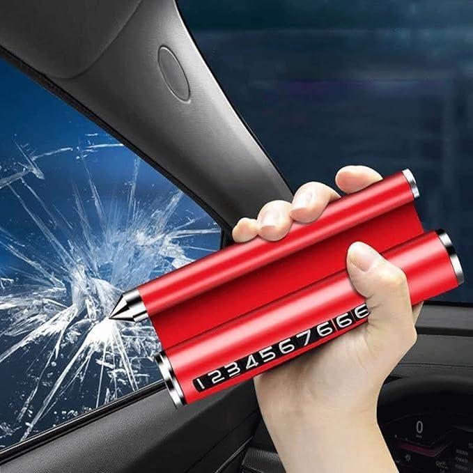 🚗🔨 5-in-1 Car Safety Hammer – Your Ultimate Roadside Protector!