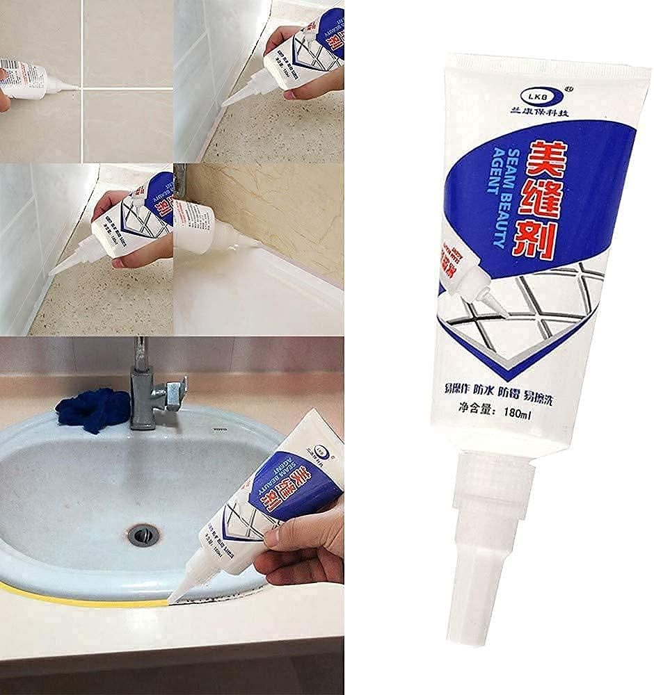 💦 Waterproof Tile Grout Sealant Tube - 180ML | No More Cracks! 🚫