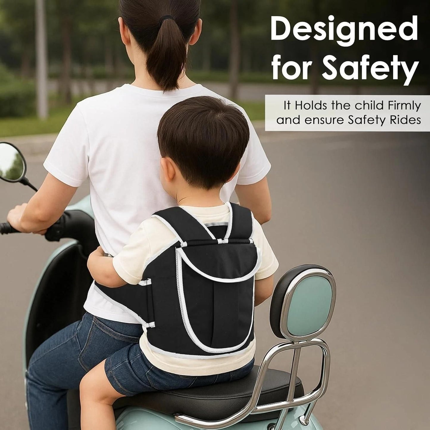 👶✨ Kids Safety Belt – Secure & Comfortable Ride 🏍️🏍️