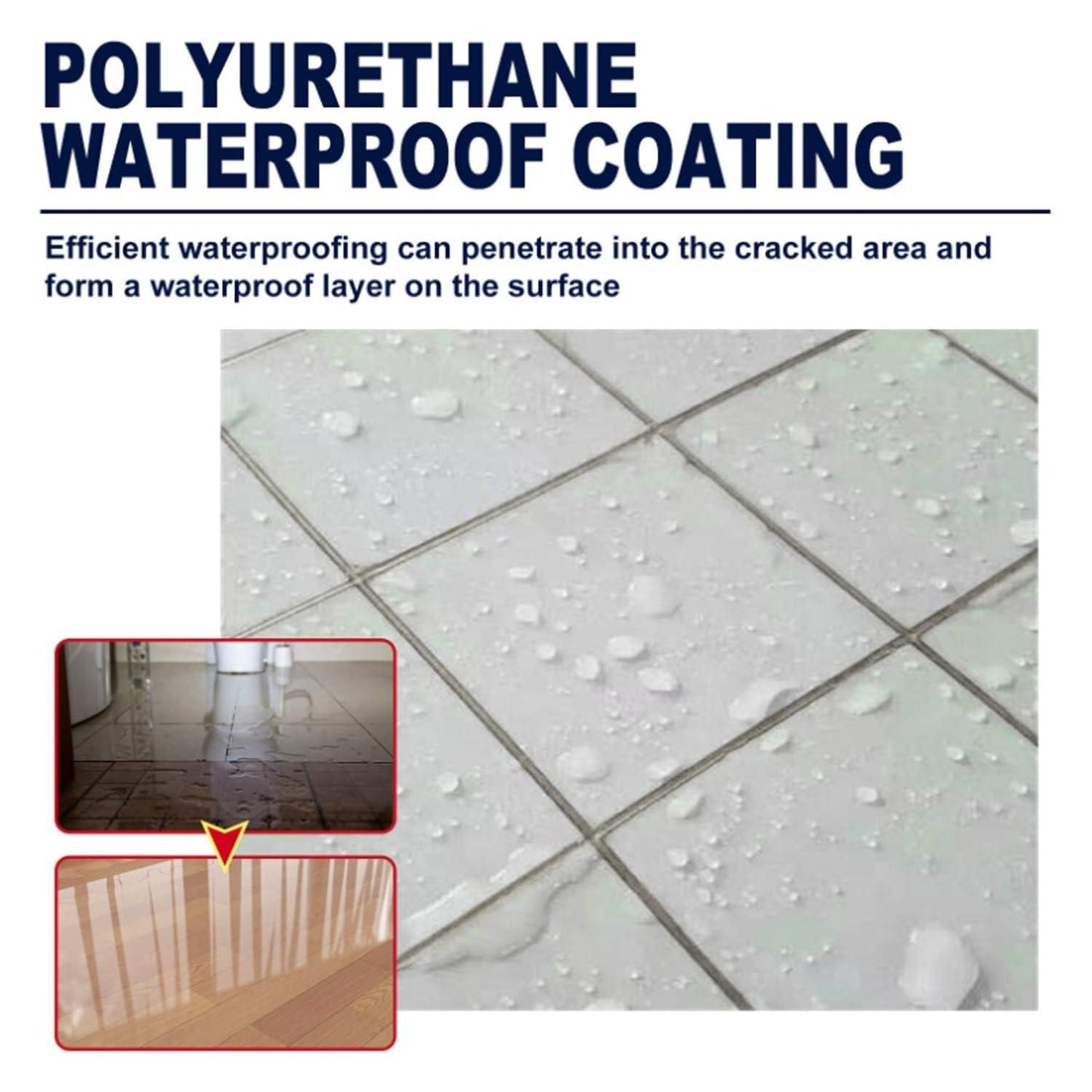 🏠✨ Waterproof Coating – Roof & Wall Leak Repair Sealant 💧🛡️