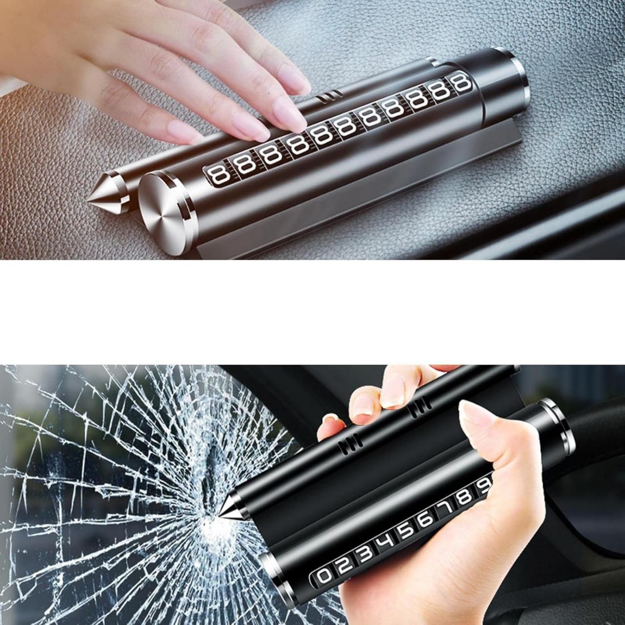 🚗🔨 5-in-1 Car Safety Hammer – Your Ultimate Roadside Protector!