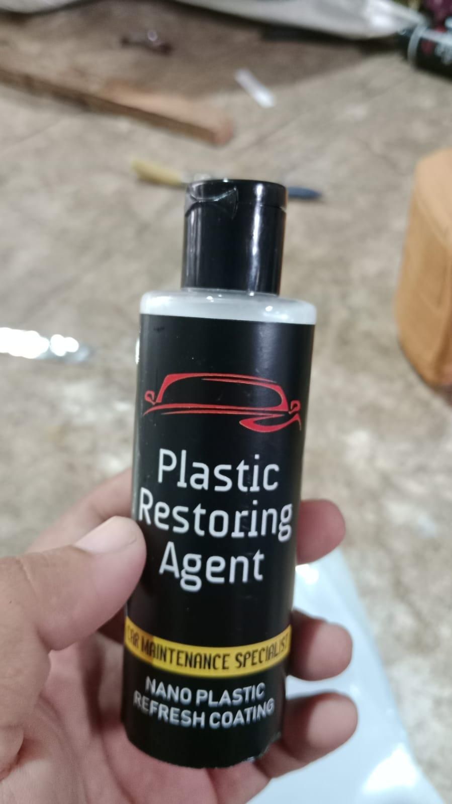 🚘Plastic Car Revitalizing Coating Agent 100ml each – Buy 1 Get 1 Free Deal!✨✨