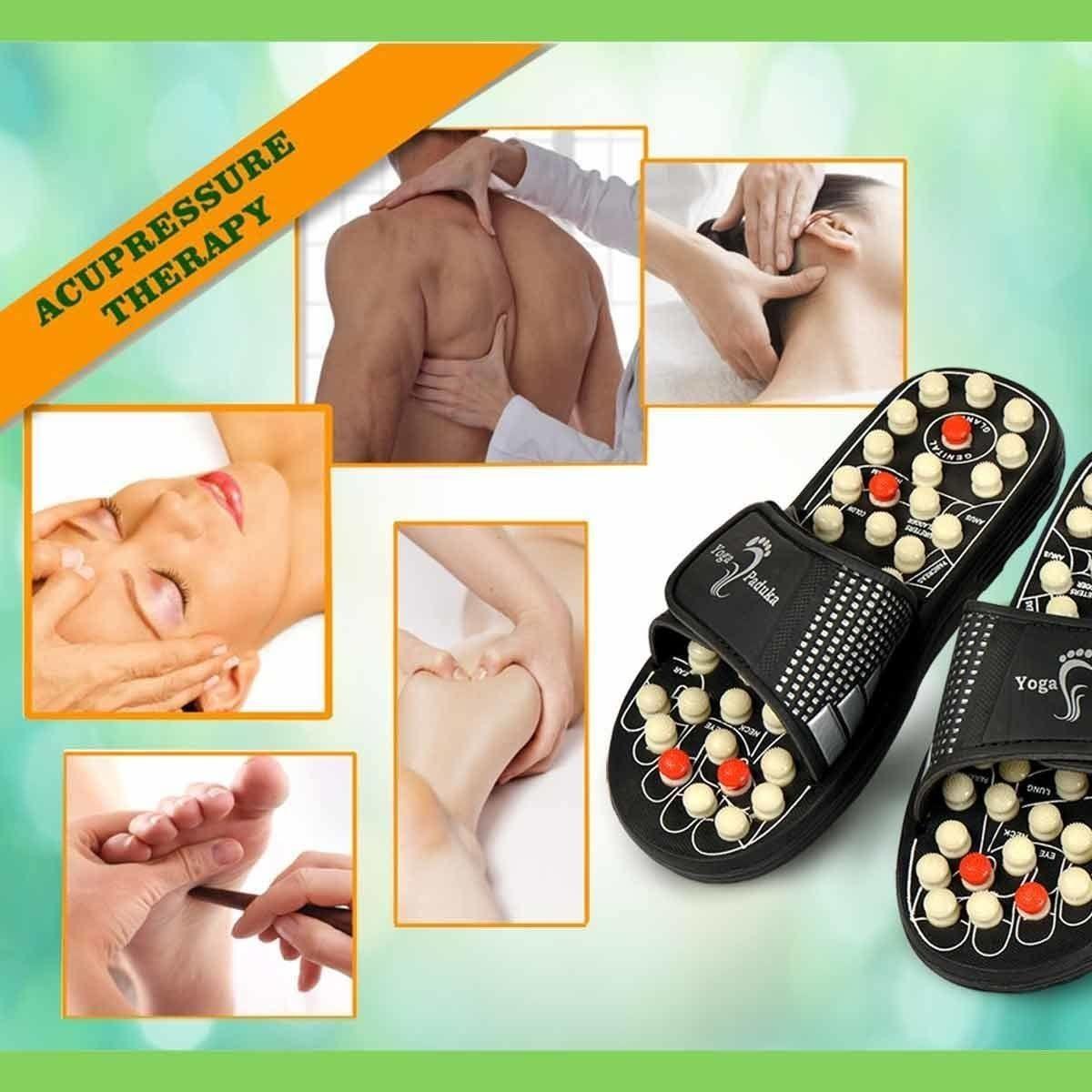 🧲 Acupressure Magnetic Therapy Slippers – Boost Blood Circulation & Daily Wellness
