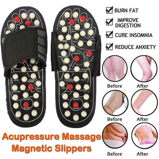 🧲 Acupressure Magnetic Therapy Slippers – Boost Blood Circulation & Daily Wellness
