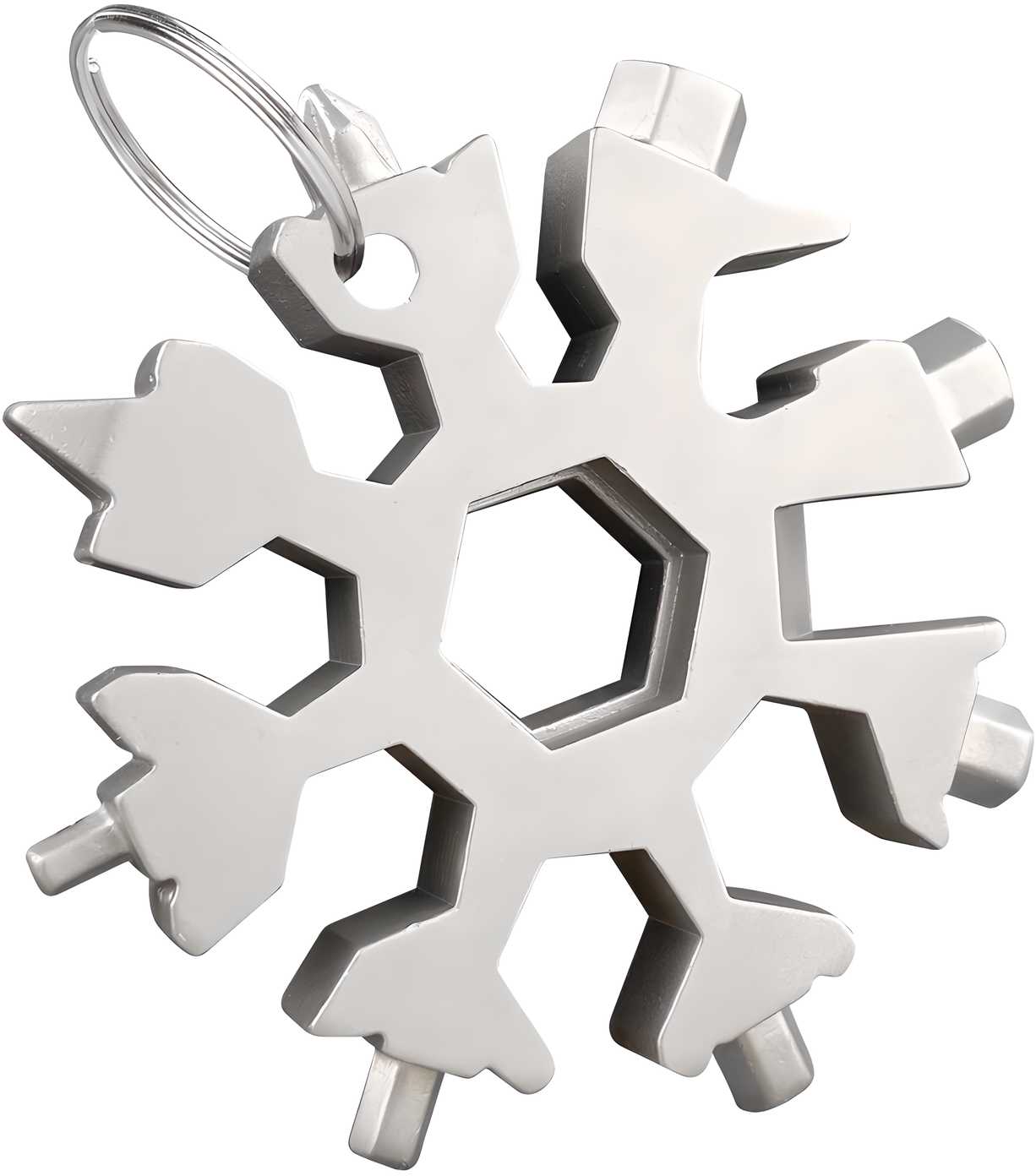The Ultimate Multi- 18 in 1 Tool Functions in a Sleek Snowflake Design