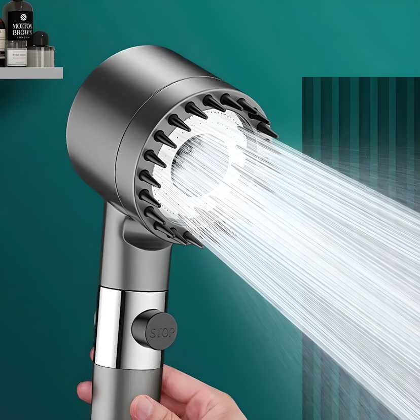 🚿💦 3-in-1 High Pressure Spa Shower Head ✨🛁