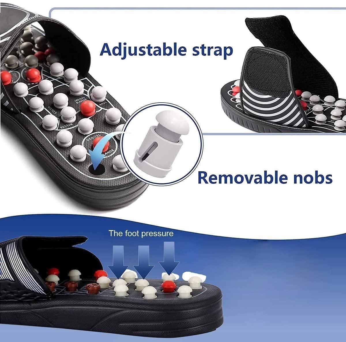 🧲 Acupressure Magnetic Therapy Slippers – Boost Blood Circulation & Daily Wellness